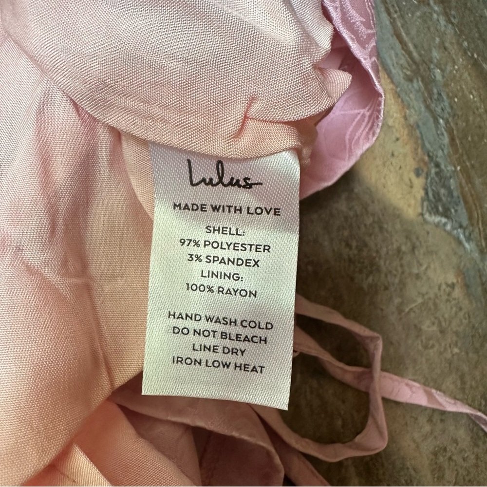Lulu's Blush Ruched Mini Skirt - Picture 11 of 12